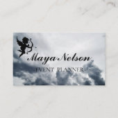 Luxury Cool Silver Cloud whit Cupid Visitekaartje (Voorkant)