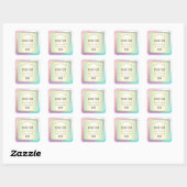 Luxury Cotton Snoep Pastel Glitter Product Labels (Vel)
