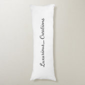 Luxury_Creations Sierkussen Logo Lichaamskussen (Voorkant Verticaal)