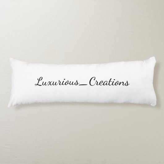 Luxury_Creations Sierkussen Logo Lichaamskussen (Voorkant)