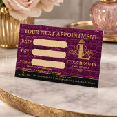 Luxury Crocodile Leather Appointment Card Visitekaartje