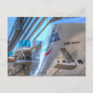 Luxury Cruise Ship Bow Briefkaart