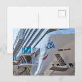 Luxury Cruise Ship Feestdagenkaart (Voorkant / Achterkant)