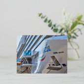 Luxury Cruise Ship Folie Feestdagen Briefkaart (Staand Voorkant)