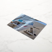 Luxury Cruise Ship Folie Feestdagen Briefkaart (Gedraaid)