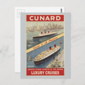 Luxury Cruises brengt Europa naar heel Amerika Briefkaart (Voorkant / Achterkant)