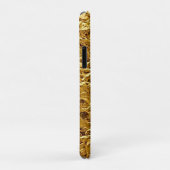 Luxury Crumpled Gold Foil Texture Elegant Metallic Case-Mate iPhone Case (Achterkant/rechts)