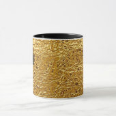 Luxury Crumpled Gold Foil Texture Elegant Metallic Mok (Midden)