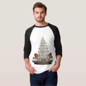 Luxury Crystal Christmas Tree T-Shirt | Elegant Ho (Voorkant volledig)