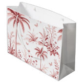 Luxury Custom Logo Paper Gift Bag | Minimal Boutiq Groot Cadeauzakje (Achterkant Gekanteld)