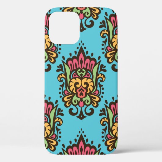 Luxury Damask flower seamless pattern. Floral Vint Case-Mate iPhone Case (Achterkant)