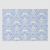 Luxury Damask Romantic Swan Love Tissuepapier (Voorkant)