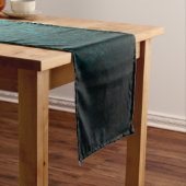 Luxury Damask turquoise Korte Tafelloper (Voorbeeld)