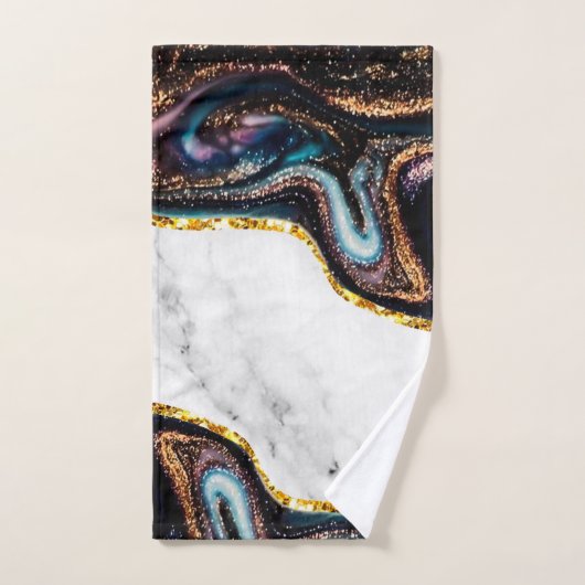 Luxury Decor Interior Marble Stone Glitter Handdoek (Handdoek)