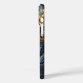 Luxury Deep Blue Marble Phone Case - Elegant  (Achterkant / Links)