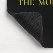 Luxury Deep Burgundy & Gold Parisian Chic Mousepad Muismat (Hoek)