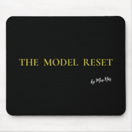Luxury Deep Burgundy & Gold Parisian Chic Mousepad Muismat