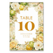 Luxury Delicate Mediterranean Lemons & Flowers Kaart (Achterkant)