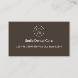 Luxury Dental Appointment Card | Clinic Reminder Afsprakenkaartje
