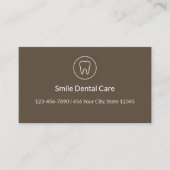 Luxury Dental Appointment Card | Clinic Reminder Afsprakenkaartje (Voorkant)