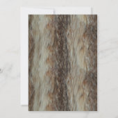 Luxury Diamond en Faux Fox Fur Vrijgezellenfeest Kaart (Achterkant)