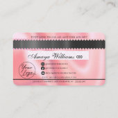 Luxury Diamond Folie Hair Braiding Credit Style Bu Visitekaartje (Achterkant)