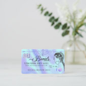 Luxury Diamond Folie Hair Braiding Credit Style Bu Visitekaartje (Staand voorkant)