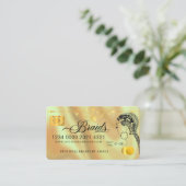 Luxury Diamond Folie Hair Braiding Credit Style Bu Visitekaartje (Staand voorkant)
