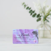 Luxury Diamond Folie Hair Braiding Credit Style Bu Visitekaartje (Staand voorkant)