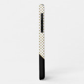 Luxury Diamond Home | Gold Polka Dots Case-Mate iPhone Case (Achterkant/links)