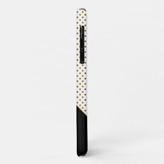 Luxury Diamond Home | Gold Polka Dots Case-Mate iPhone Case (Achterkant/links)