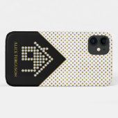 Luxury Diamond Home | Gold Polka Dots Case-Mate iPhone Case (Achterkant (horizontaal))