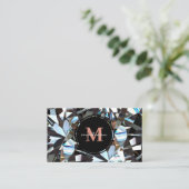 Luxury Diamond Jewel Gem Design Visitekaartje (Staand voorkant)