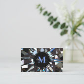 Luxury Diamond Jewel Gem Design Visitekaartje (Staand voorkant)