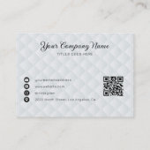 Luxury Diamond Shapes Visitekaartje (Achterkant)