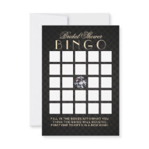 Luxury Diamond Vrijgezellenfeest Bingo Cards