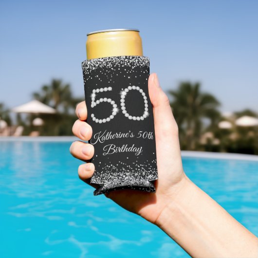 Luxury Diamonds 50th Birthday Party Koelboxxen Seltzer Blikjeskoeler (Insitu Zwembad)