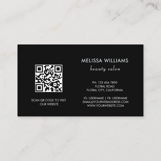 Luxury Diamonds Jeweler Jewelry Store Visitekaartje (Achterkant)