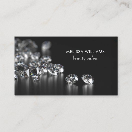 Luxury Diamonds Jeweler Jewelry Store Visitekaartje (Voorkant)