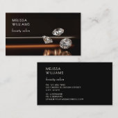 Luxury Diamonds Jeweler Jewelry Store Visitekaartje (Voorkant / Achterkant)