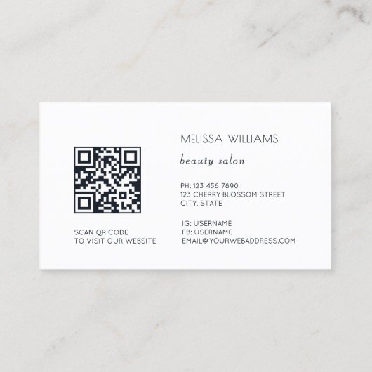 Luxury Diamonds Jeweler  Visitekaartje (Achterkant)