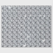 Luxury Diamonds zilver ontwerp Cadeaupapier (Vlak)