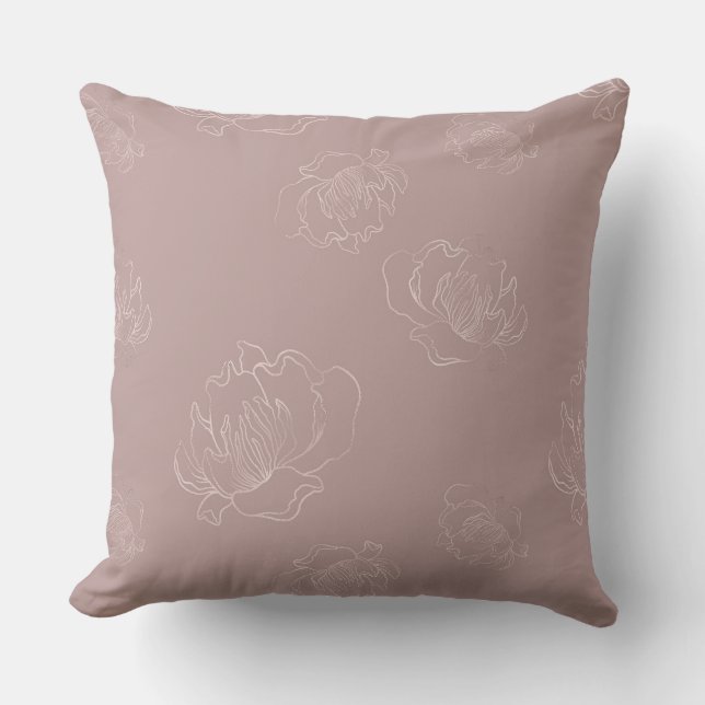 Luxury Earth Floral Kussens (Voorkant)