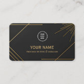 Luxury Editable Business Card Template  Visitekaartje (Voorkant)