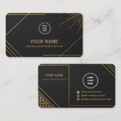 Luxury Editable Business Card Template  Visitekaartje (Voorkant / Achterkant)