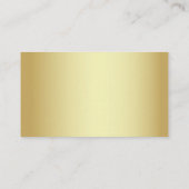 Luxury Elegant Black Glitter Gold Wedding Website Informatiekaartje (Achterkant)