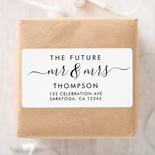 Luxury Elegant Future MR en MRS Modern Lab Etiket (Insitu)