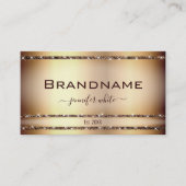 Luxury Elegant Gold Effect Glitter Sparkly Stars Visitekaartje (Voorkant)