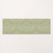 Luxury Elegant Gold Mandela Yoga Mat (Achterkant (horizontaal))