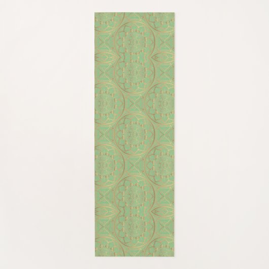 Luxury Elegant Gold Mandela Yoga Mat (Voorkant)